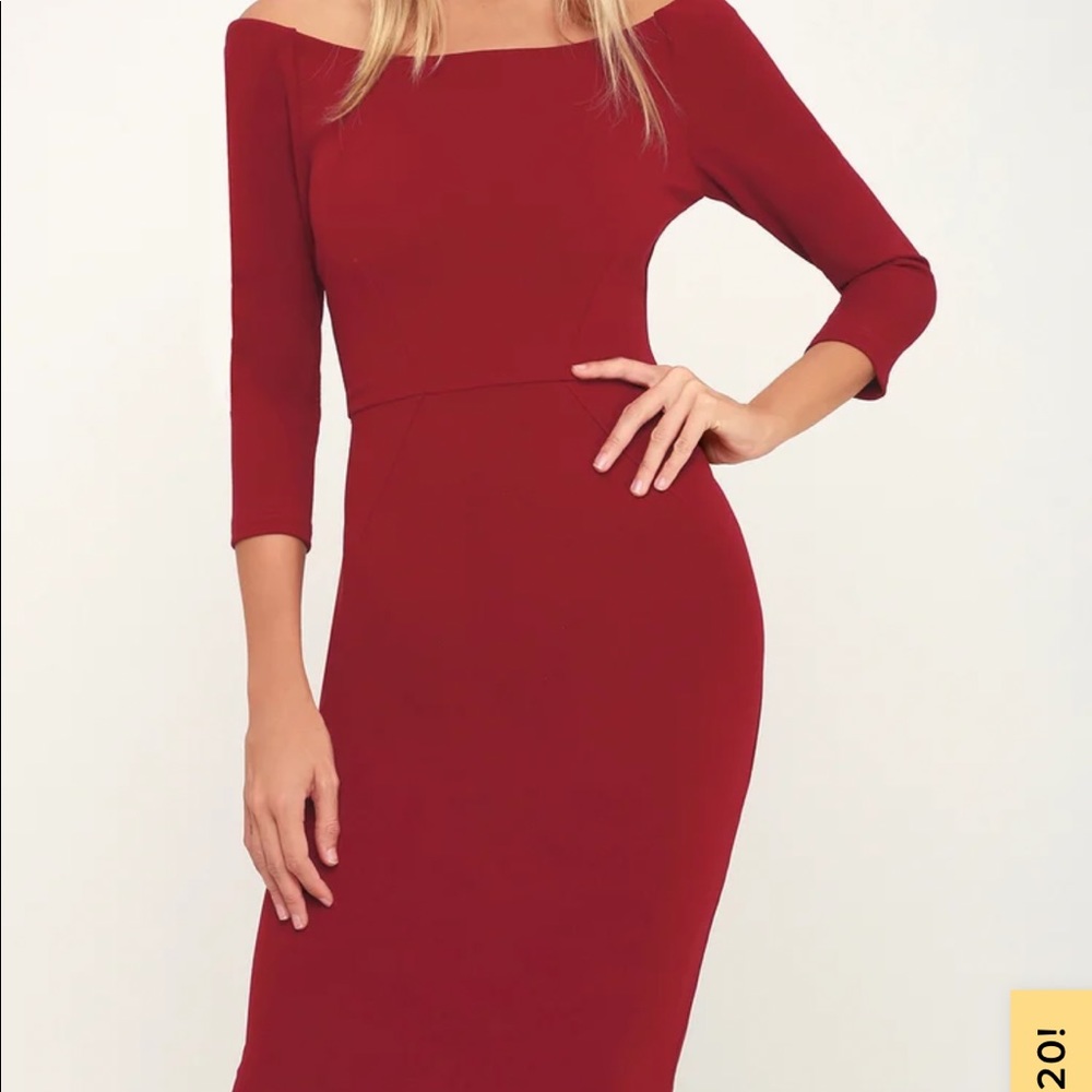 MIDI stunning red dress
